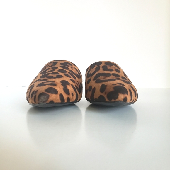 Leopard Print Mules Slip Ons - Picture 2 of 13
